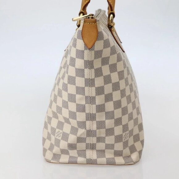 LOUIS VUITTON Damier Azur Saleya MM Tote Bag N51185 LV Auth 143835 - Picture 6 of 16